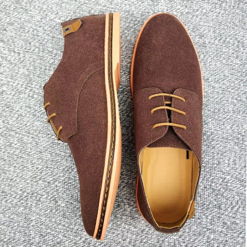 Lachlan Men's Suede Sneakers - flat lay