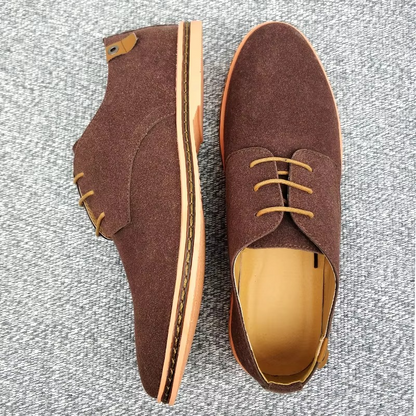 Lachlan Men's Suede Sneakers - flat lay