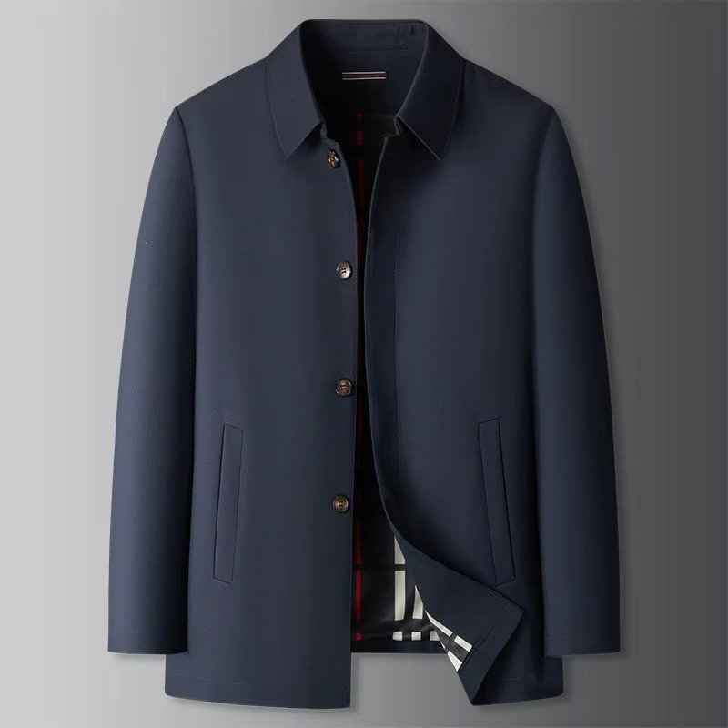 Quill Men's Trench Coat - front view