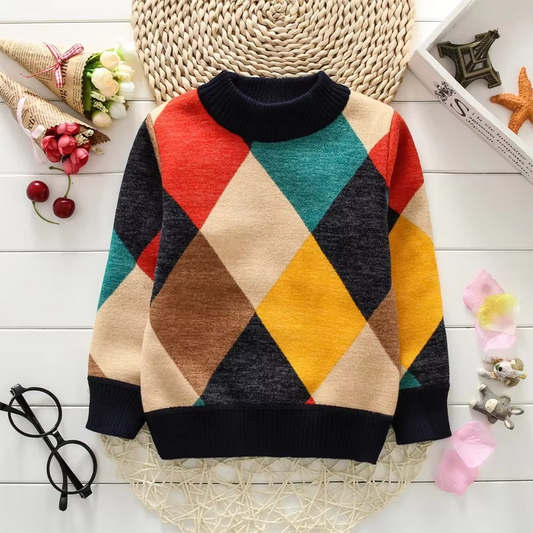 Bay Kids' Striped Sweater - front view