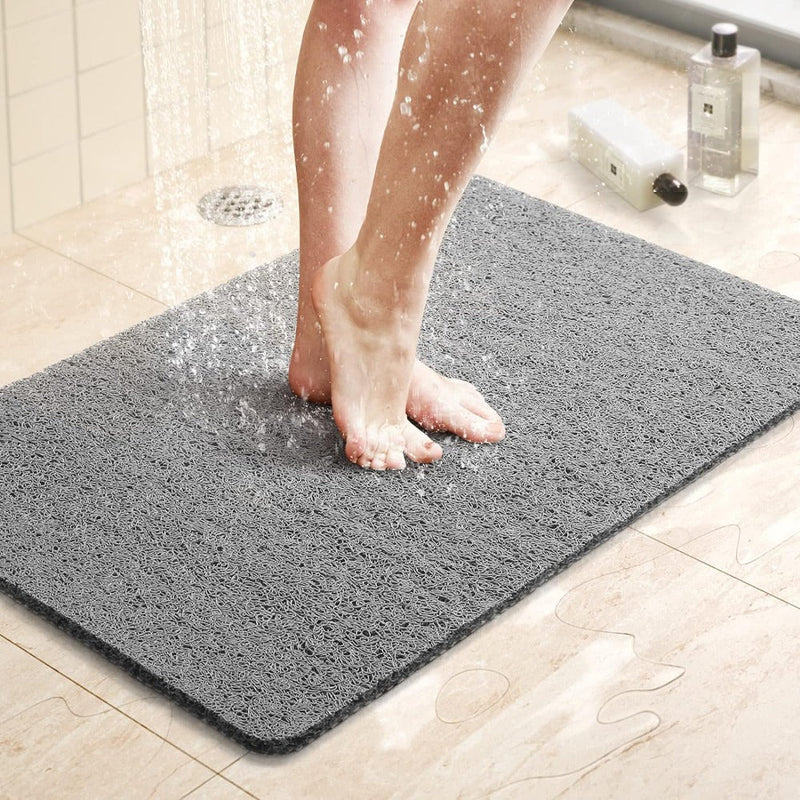 Safe Shower Mat | Non-Slip Bath Mat with Microban Technology | Hygienic and Comfortable for Ultimate Shower Safety 1