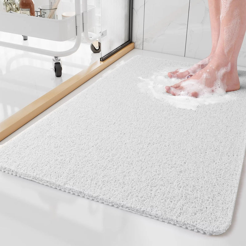 Safe Shower Mat | Non-Slip Bath Mat with Microban Technology | Hygienic and Comfortable for Ultimate Shower Safety 6