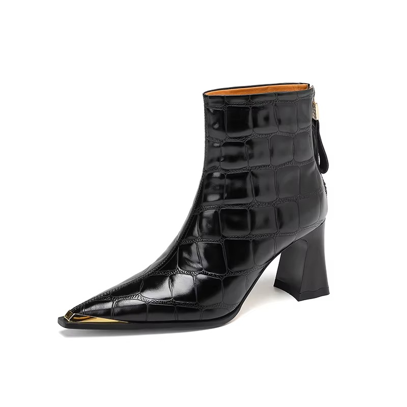 Giselle Women's Ankle Boots - fabric and finish detail