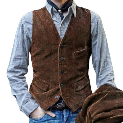 Tobias Men's Vest - styled view