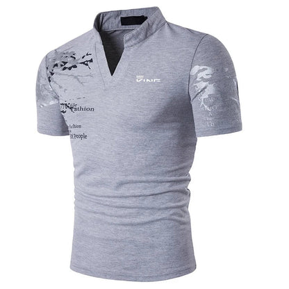 Gray Men's Shirt - front view