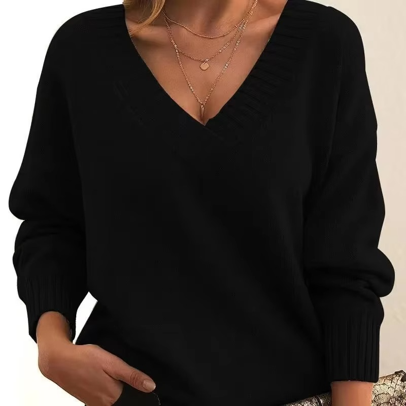Dahlia Women's Oversized Sweater - styled view