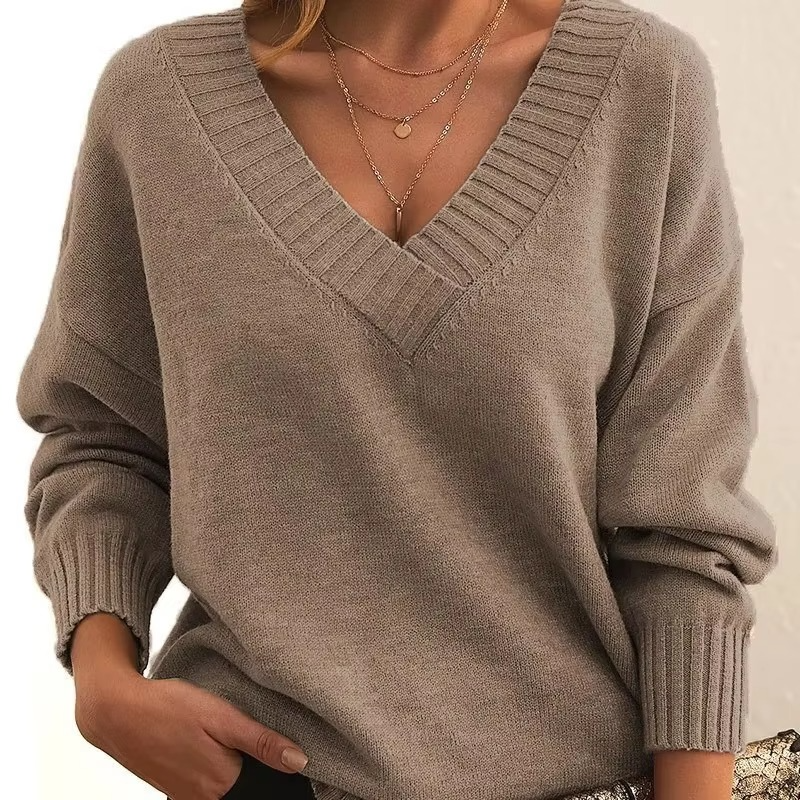 Dahlia Women's Oversized Sweater - front view