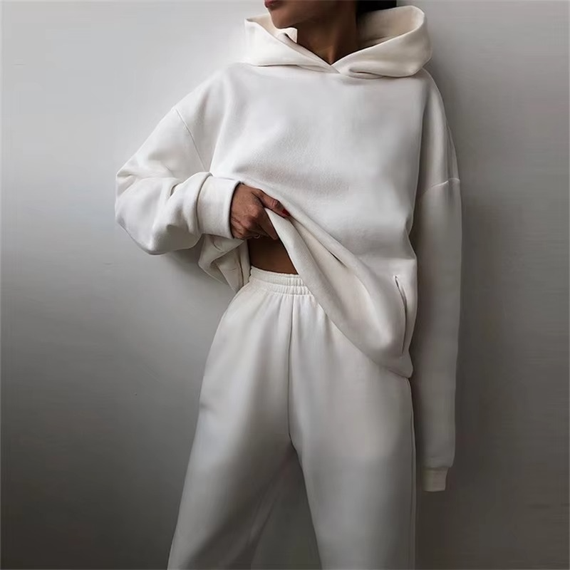 Xanthe Women's Oversized Two-piece Set - fabric and finish detail