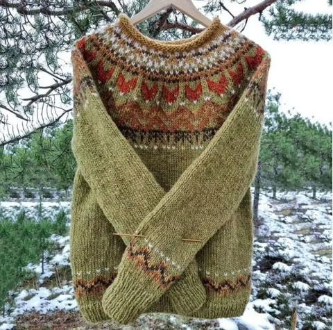 Rhea Women's Sweater - styled view