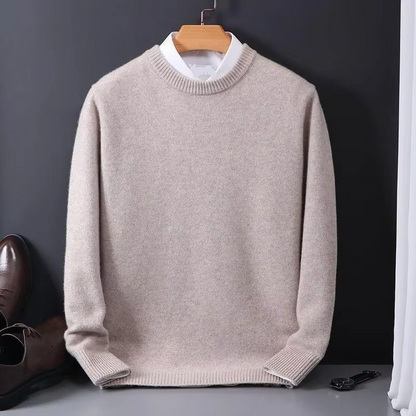 Caleb Men's Oversized Sweater - styled view