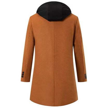 Theo Men's Trench Coat - close-up detail