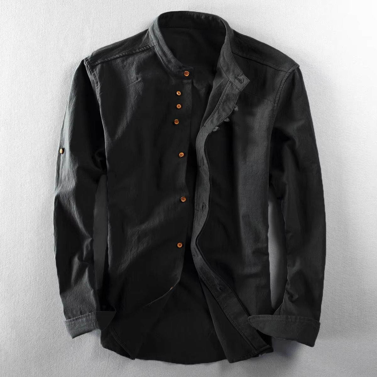 Cormac Men's Linen Shirt - styled view