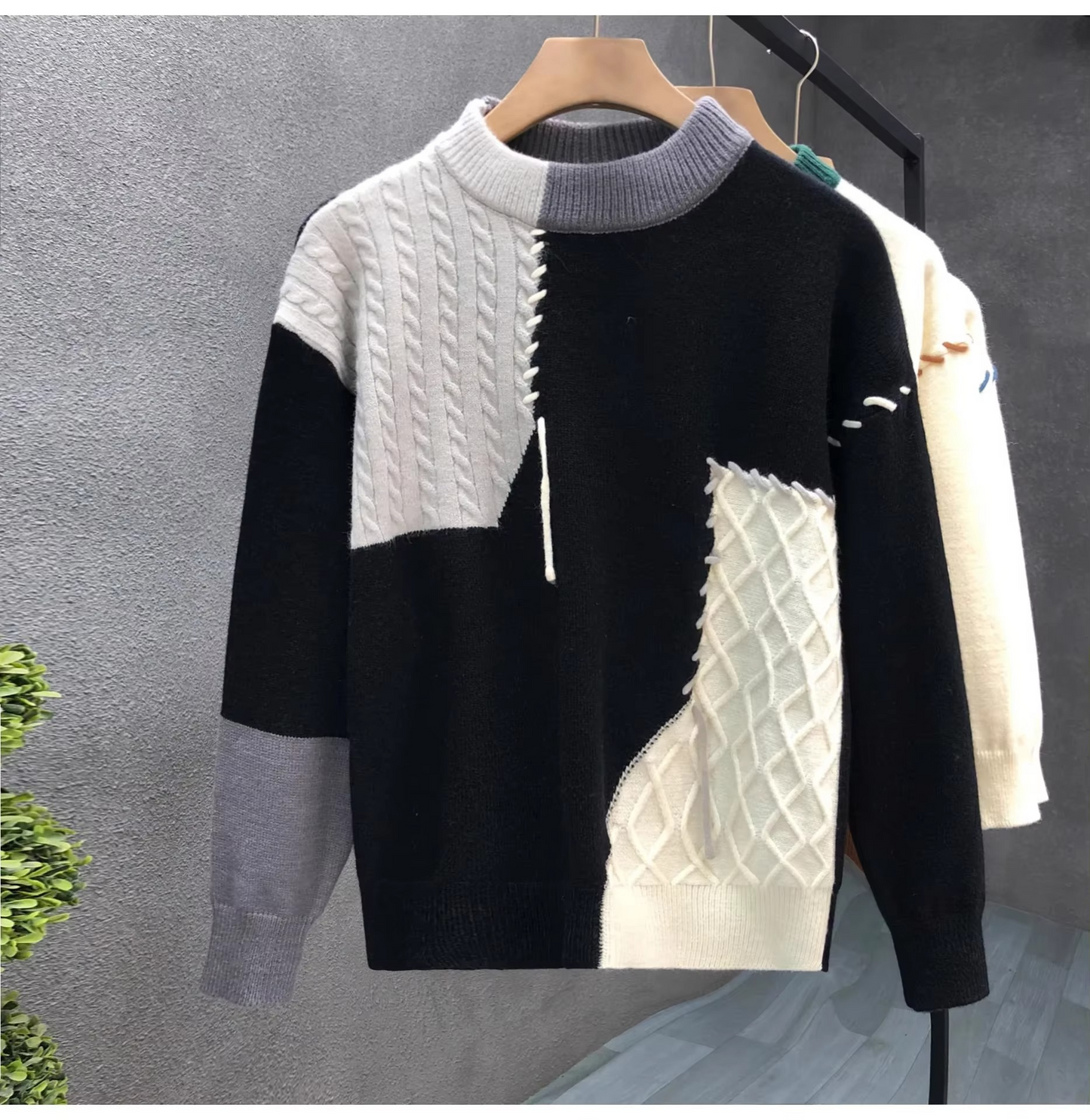 Ambrose Men's Sweater - styled view