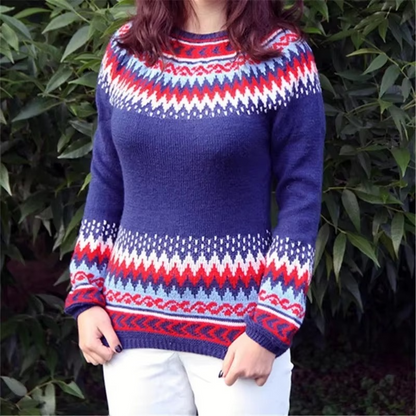 Sable Women's Sweater - close-up detail