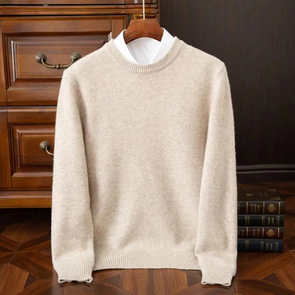 Tobias Men's Oversized Sweater - fabric and finish detail
