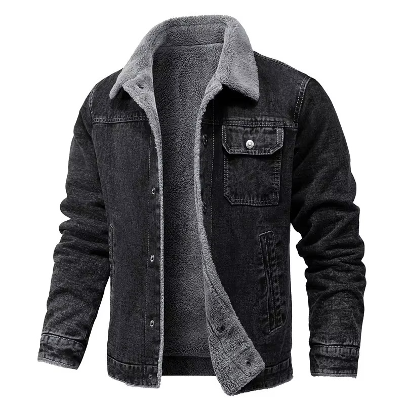 Auden Men's Jacket | Denim, Fleece