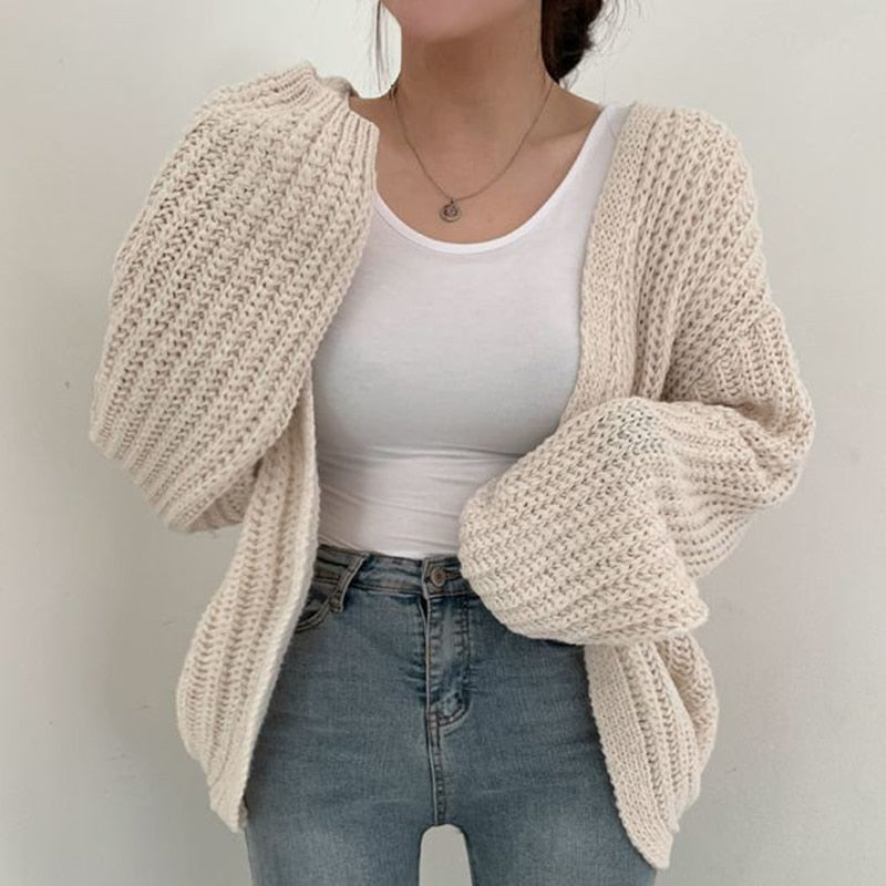 Nell Women's Oversized Cardigan - back view