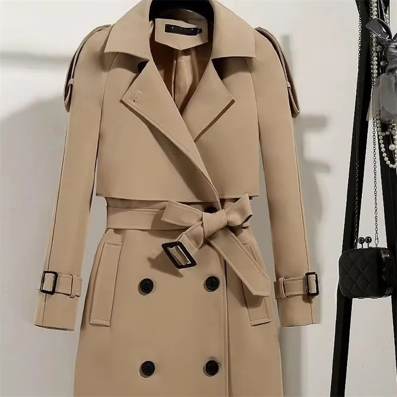 Camille Women's Trench Coat - back view