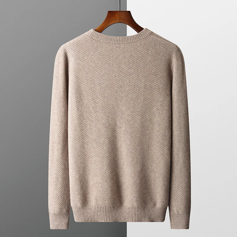 Zane Men's Sweater - fabric and finish detail