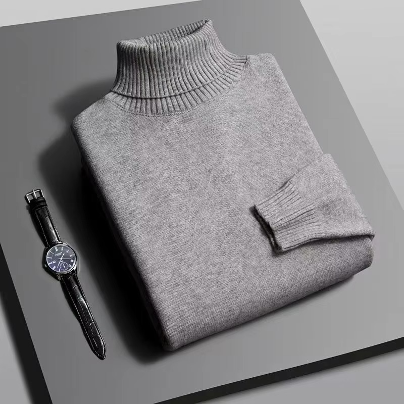 Ambrose Men's Sweater - fabric and finish detail
