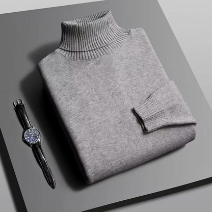 Ambrose Men's Sweater - fabric and finish detail