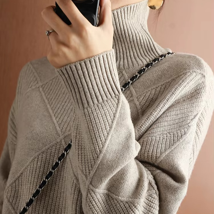 Juno Women's Oversized Sweater - back view