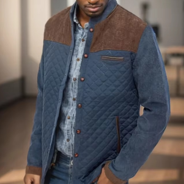 Soren Men's Jacket - fabric and finish detail