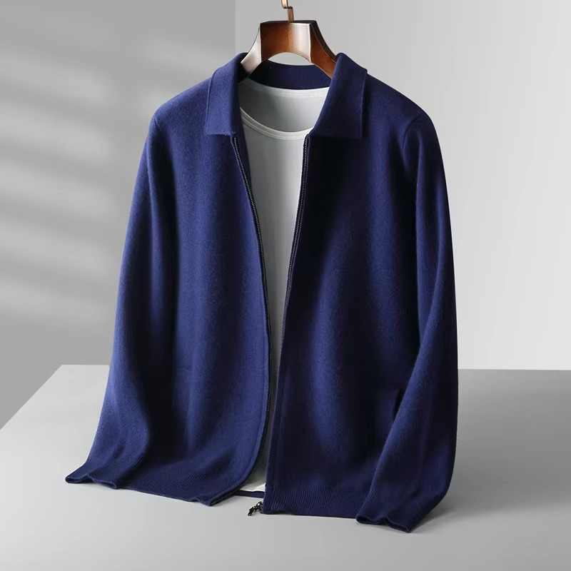 Griffin Men's Cardigan - close-up detail