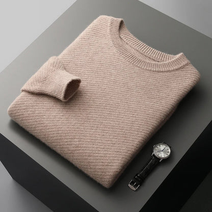 Nolan Men's Sweater - fabric and finish detail