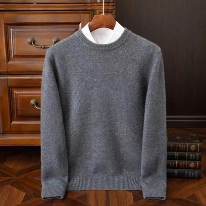 Tobias Men's Oversized Sweater - close-up detail