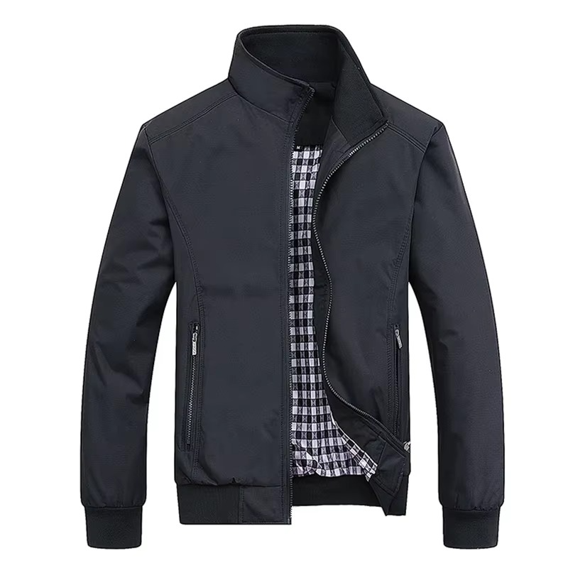 Elias Men's Coat - fabric and finish detail