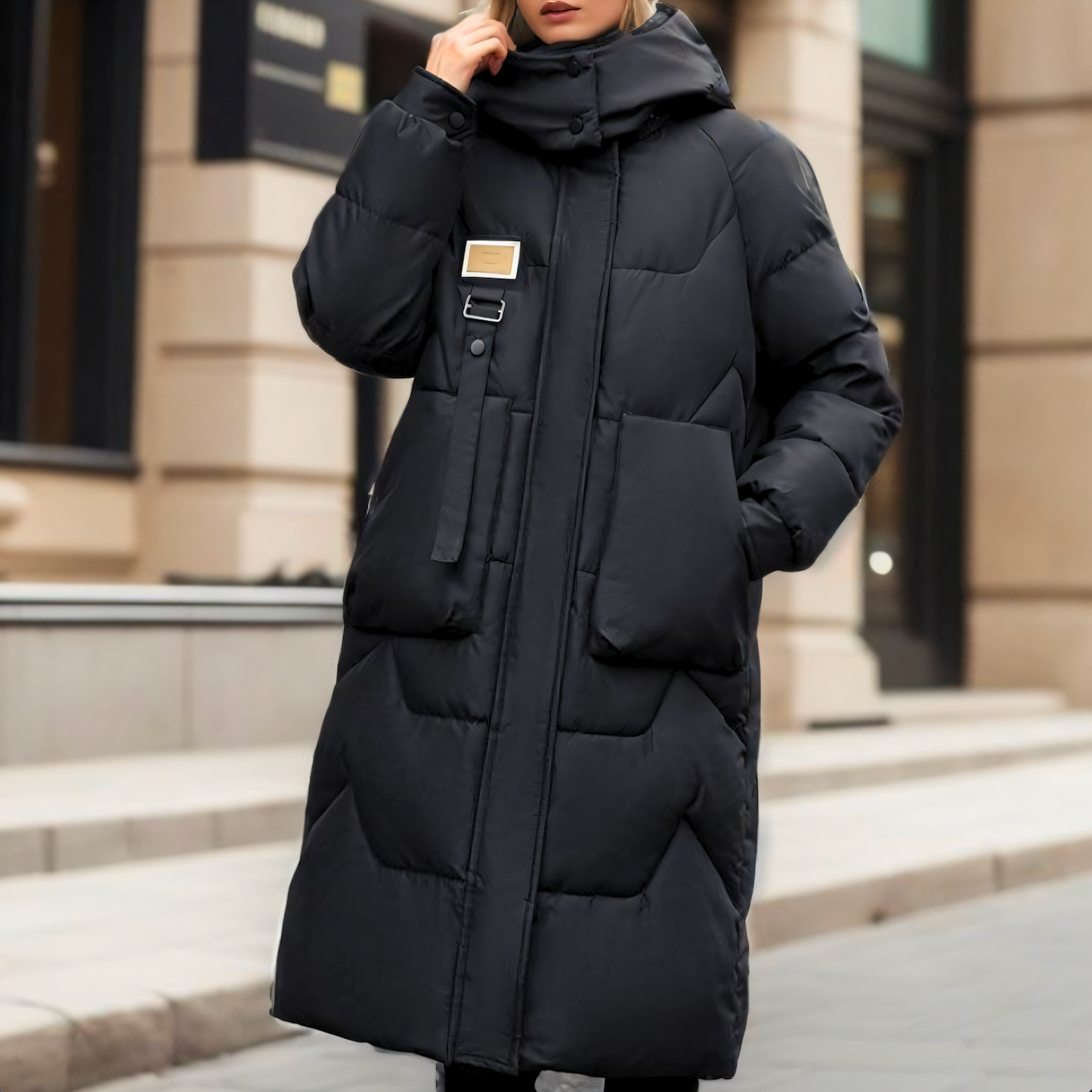 Zadie Women's Puffer Jacket - front view