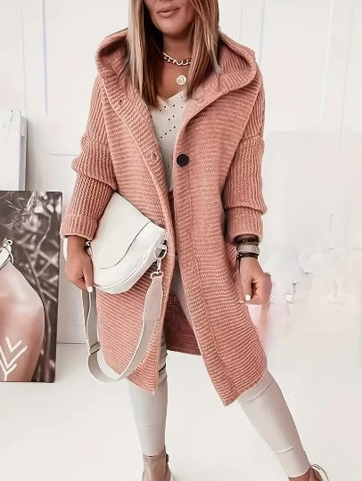 Xanthe Women's Oversized Cardigan - close-up detail