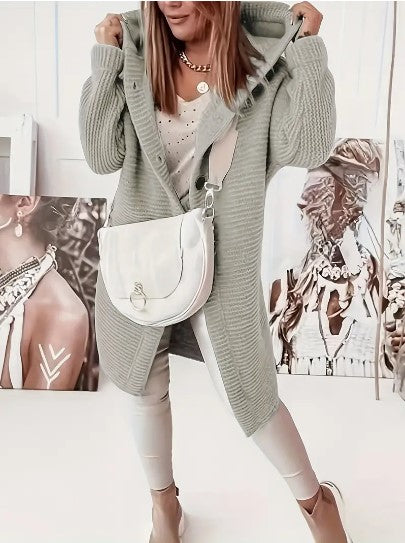 Xanthe Women's Oversized Cardigan - flat lay
