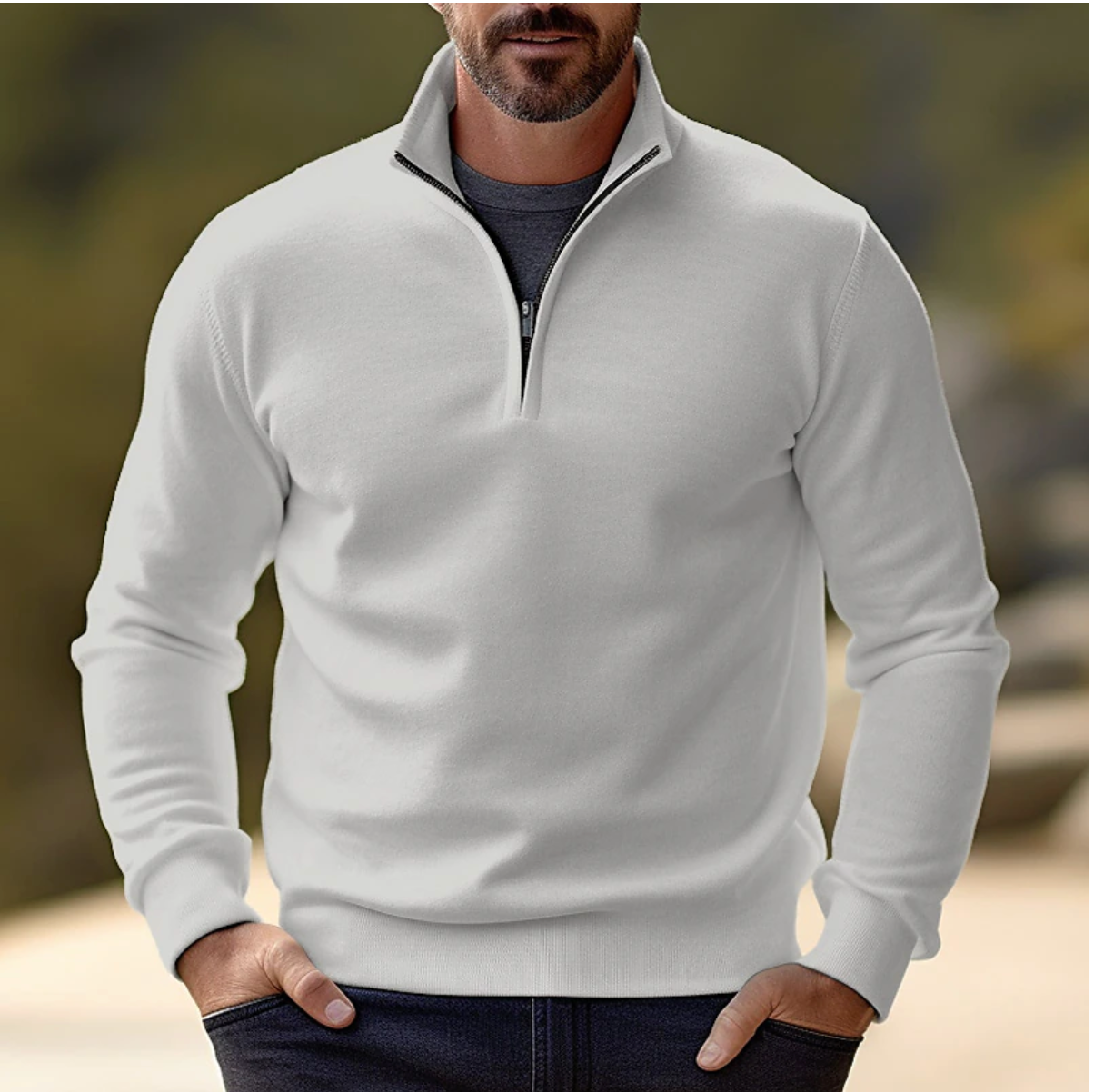 Gideon Men's Sweater - back view