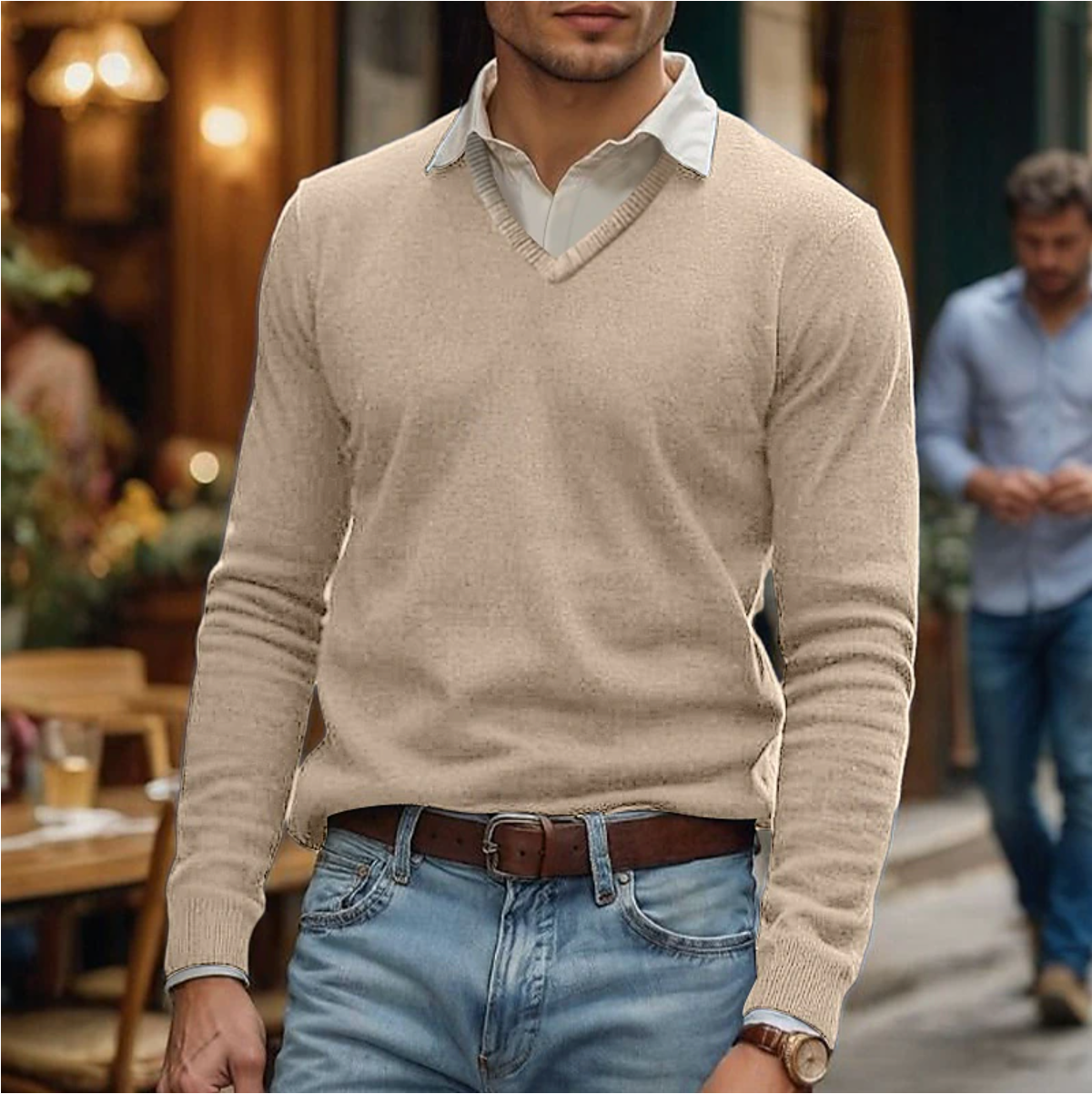 Percy Men's Sweater - front view