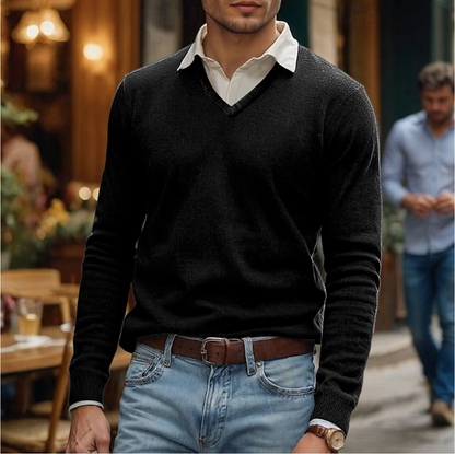 Percy Men's Sweater - styled view
