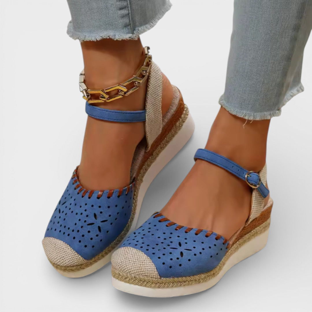Maya Women's Espadrilles - fabric and finish detail
