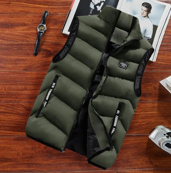 Felix Men's Puffer Jacket - fabric and finish detail
