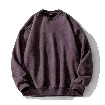 Zane Men's Oversized Sweatshirt - fabric and finish detail