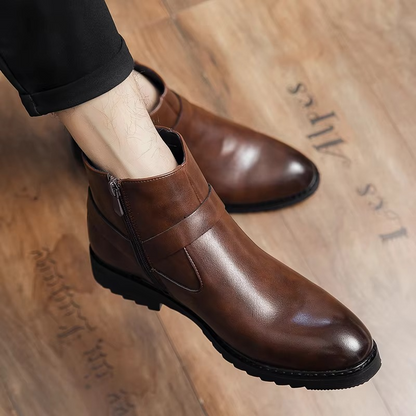 Fabian Men's Chelsea Boots - fabric and finish detail