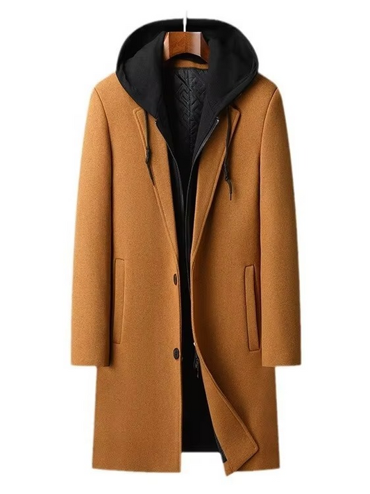 Vance Men's Trench Coat - styled view