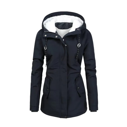 Liana Women's Hooded Parka - full-length view