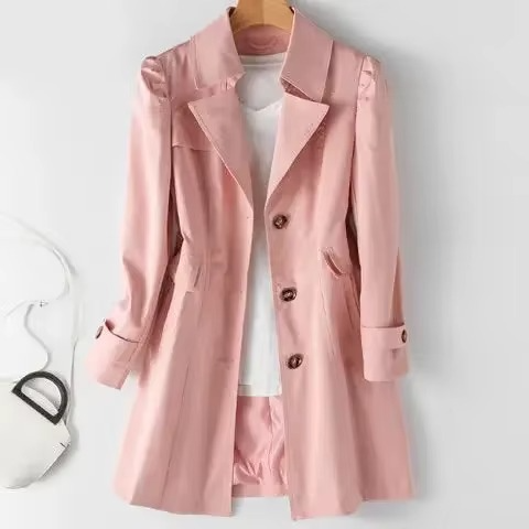 Colette Women's Trench Coat - flat lay