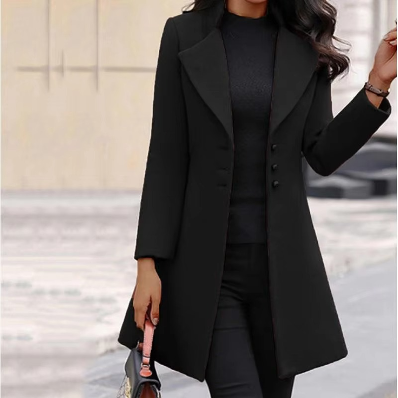 Tilda Women's Coat - fabric and finish detail
