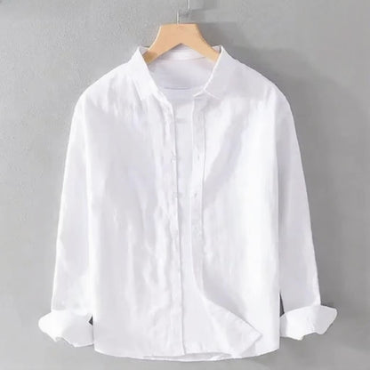Otis Men's Linen Shirt - styled view