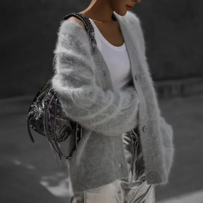 Sophie Women's Oversized Cardigan - flat lay