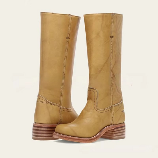Edith Women's Knee-high Boots - styled view