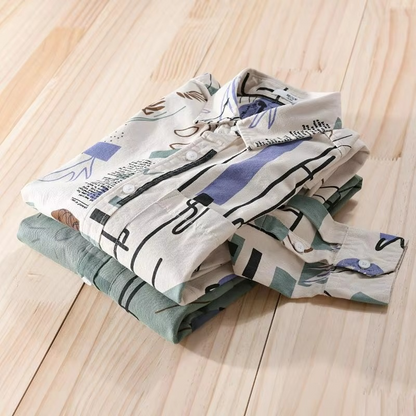 Rufus Men's Shirt - fabric and finish detail