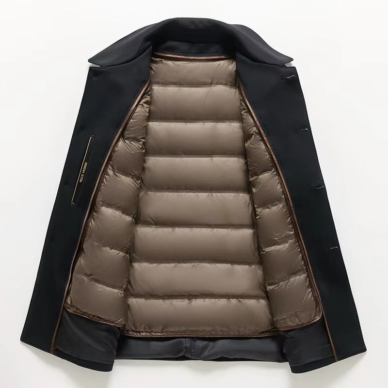 Xavier Men's Puffer Jacket - full-length view